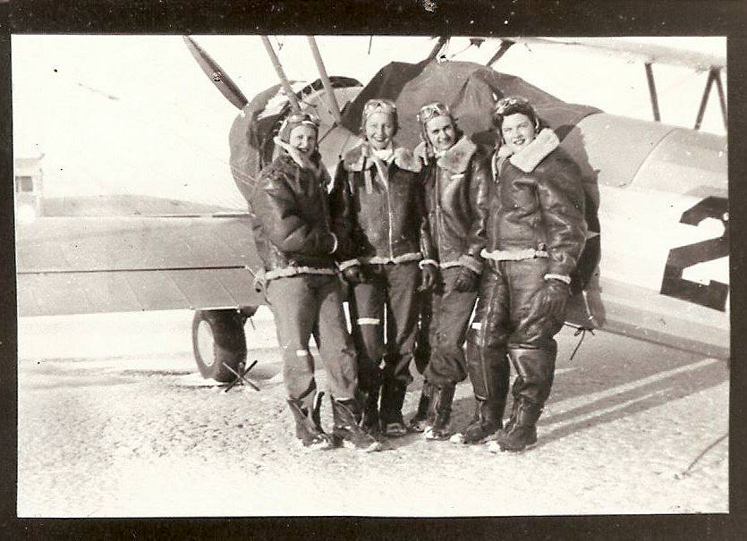 A group of World War II aviators